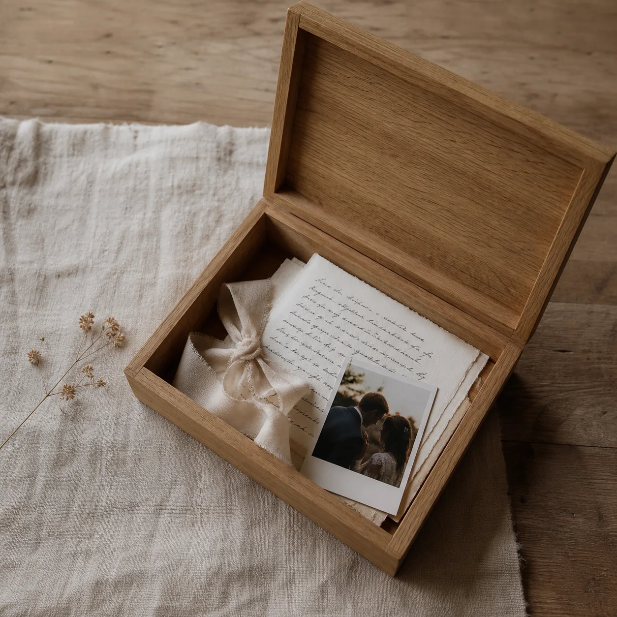 Personalized Wedding Keepsake Box